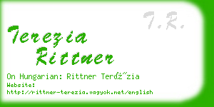 terezia rittner business card